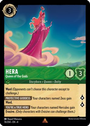 Hera - Queen of the Gods  76/204 - Rare - Cold Foil