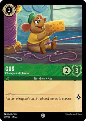 Gus - Champion of Cheese  73/204 - Common