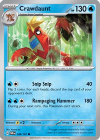 Crawdaunt 048/167 - Common-Kantocards