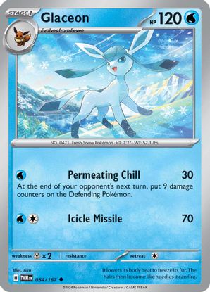 Glaceon  054/167 - Uncommon