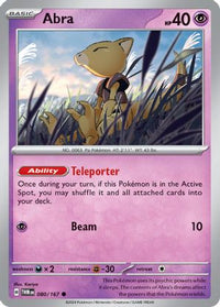 Abra 080/167 - Common-Kantocards