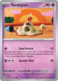 Sandygast 091/167 - Common-Kantocards