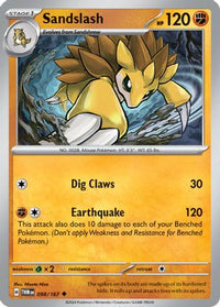 Sandslash 098/167 - Uncommon-Kantocards