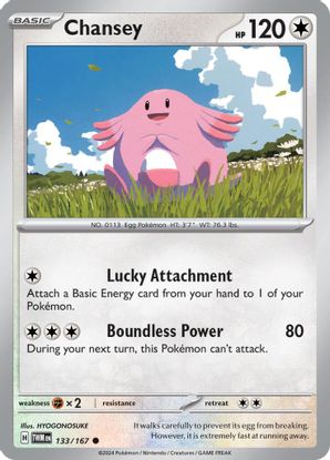 Chansey 133/167 - Common