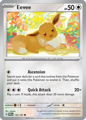 Eevee 135/167 - Common