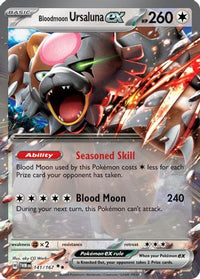 Bloodmoon Ursaluna ex 141/167 - Double Rare-Kantocards