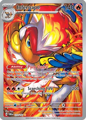 Infernape 173/167 - Illustration Rare