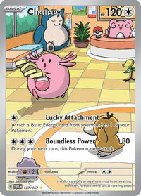 Chansey - 187/167 Illustration Rare-Kantocards