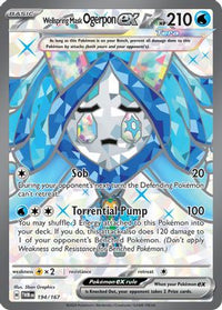Wellspring Mask Ogerpon ex - 194/167 Ultra Rare-Kantocards