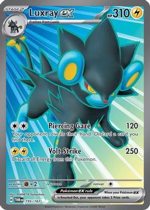 Luxray ex - 195/167  Ultra Rare