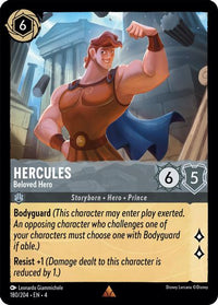 Hercules - Beloved Hero 180/204 - Rare - Cold Foil-Kantocards