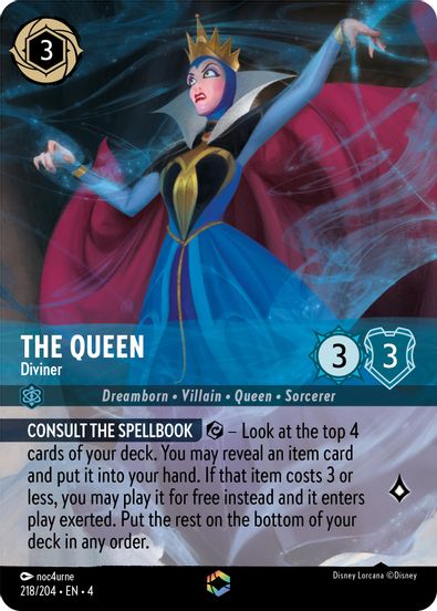 The Queen - Diviner (Enchanted) 218/204-Kantocards