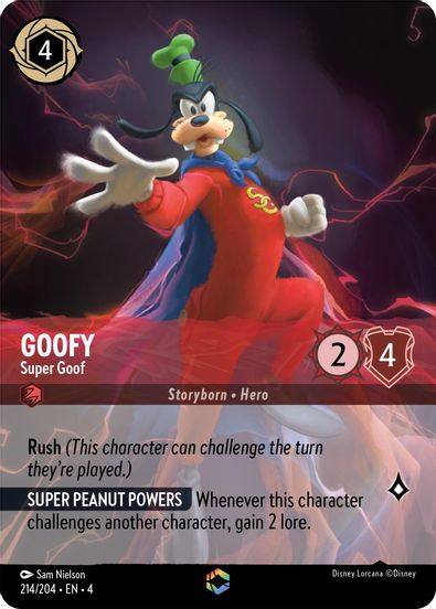 Goofy - Super Goof (Enchanted) 214/204-Kantocards