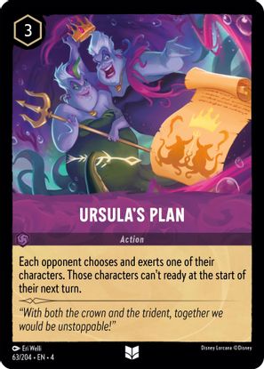 Ursula's Plan 63/204 - Uncommon-Kantocards