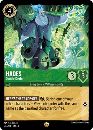 Hades - Double Dealer 74/204 - Legendary - Cold Foil-Kantocards
