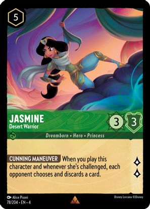Jasmine - Desert Warrior  78/204 - Rare