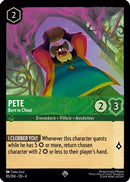Pete - Born to Cheat 85/204 - Super Rare - Cold Foil-Kantocards