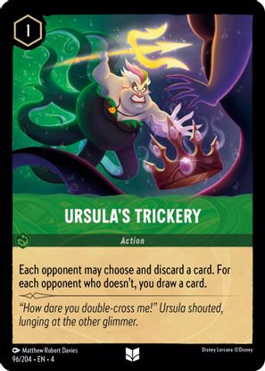 Ursula's Trickery 96/204 - Uncommon - Cold Foil-Kantocards