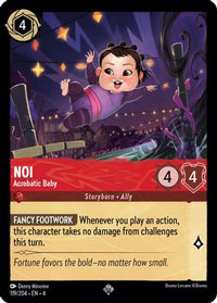 Noi - Acrobatic Baby 119/204 - Super Rare - Cold Foil-Kantocards