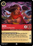 Raya - Guardian of the Dragon Gem 122/204 - Common-Kantocards