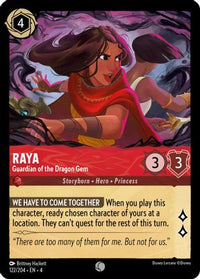 Raya - Guardian of the Dragon Gem 122/204 - Common-Kantocards