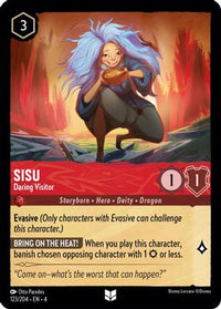 Sisu - Daring Visitor 123/204 - Uncommon - Cold Foil-Kantocards