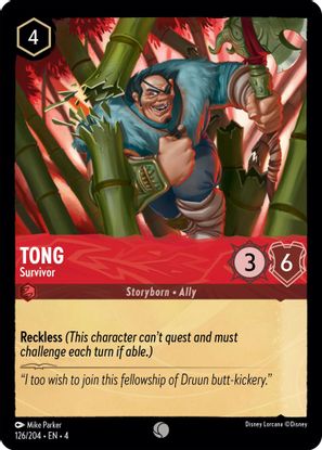 Tong - Survivor  126/204 - Common