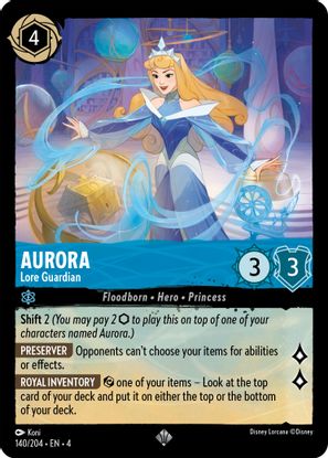 Aurora - Lore Guardian  140/204 - Super Rare - Cold Foil