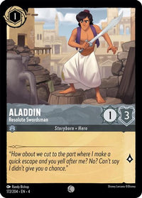 Aladdin - Resolute Swordsman 172/204 - Common - Cold Foil-Kantocards