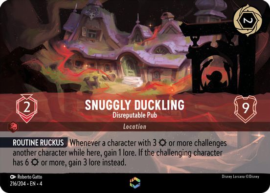 Snuggly Duckling - Disreputable Pub (Enchanted) 216/204-Kantocards