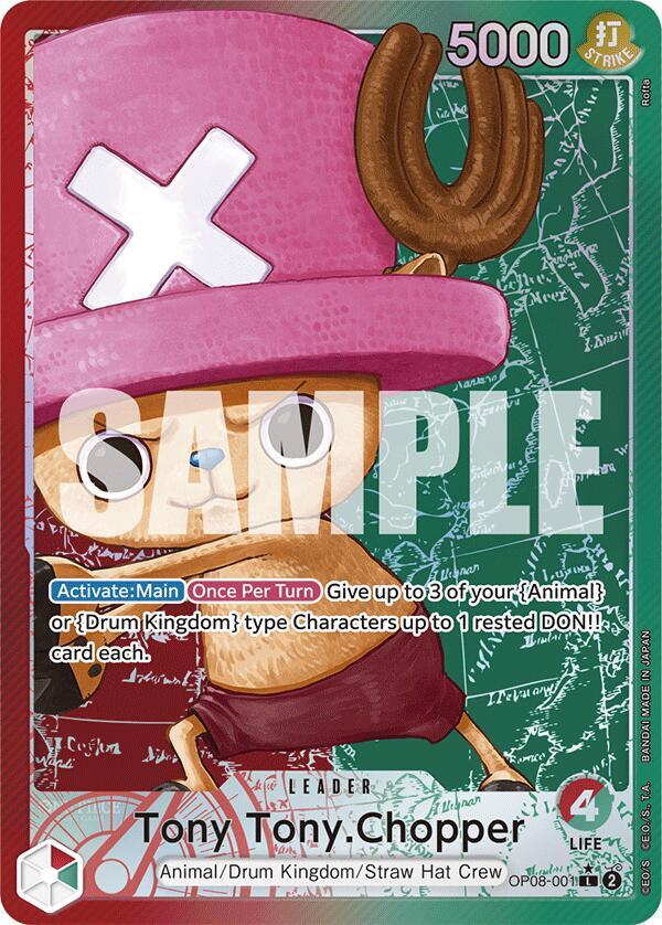 Tony Tony.Chopper OP08-001 - Super Parallel - Leader-Kantocards