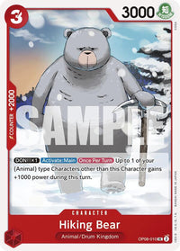 Hiking Bear OP08-010 Uncommon-Kantocards