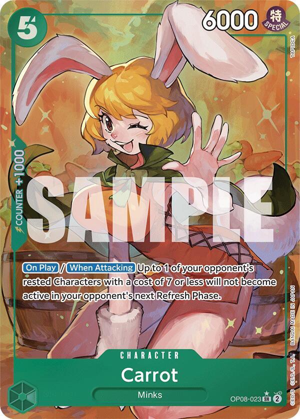 Carrot OP08-023 - Super Parallel - Super Rare-Kantocards