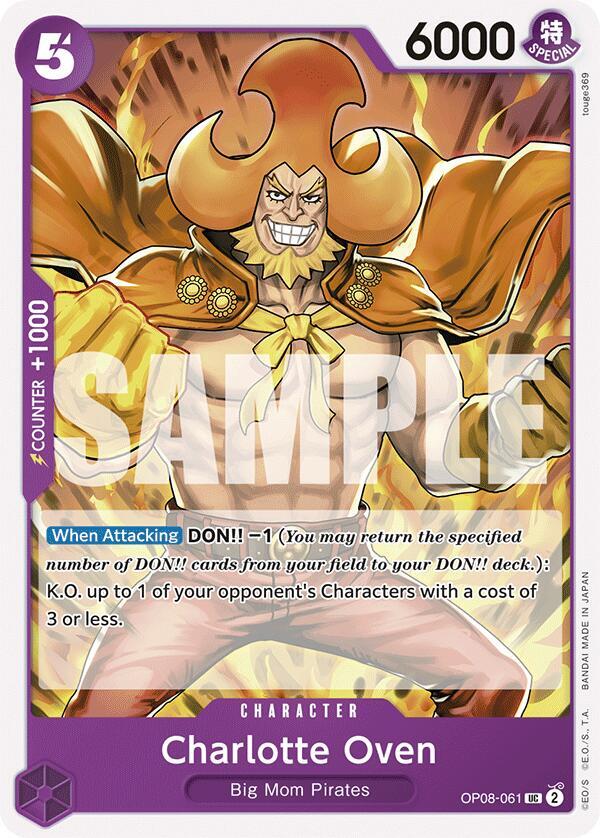 Charlotte Oven OP08-061 Uncommon-Kantocards