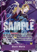 Black Maria OP08-074 - Super Parallel - Super Rare-Kantocards