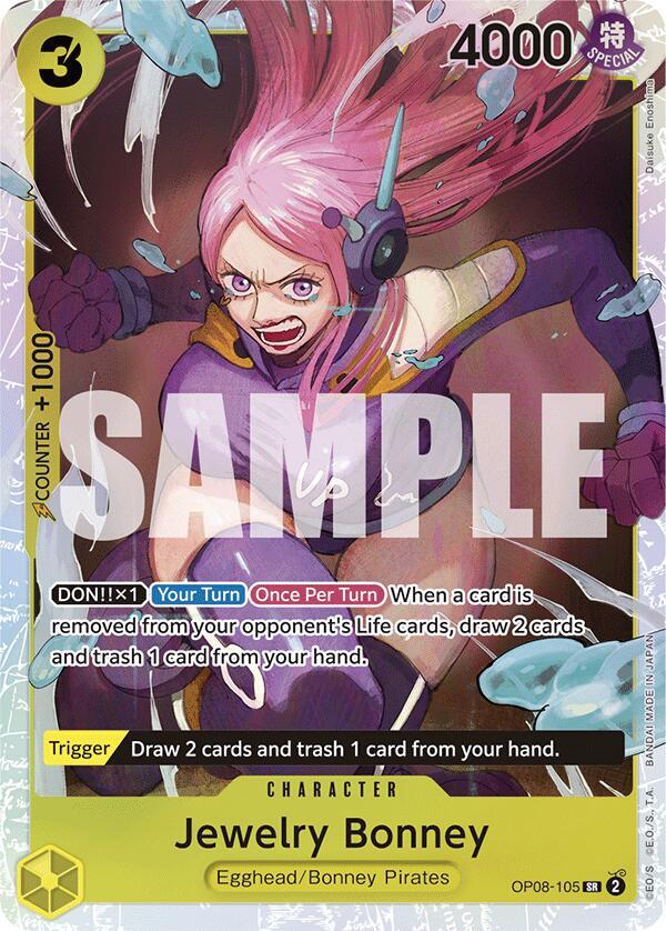 Jewelry Bonney OP08-105 Super Rare-Kantocards