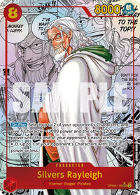 Silvers Rayleigh OP08-118 - Super Parallel Manga Rare-Kantocards