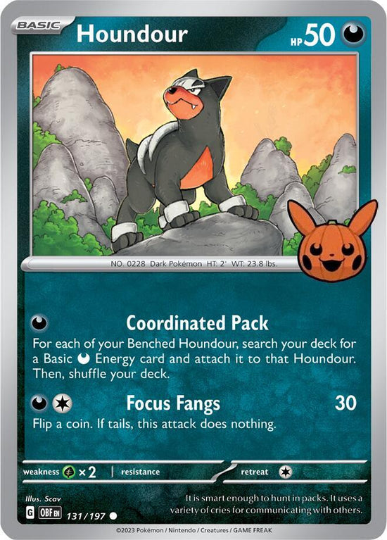 Houndour 131/197 - Common - Trick or Trade 2024