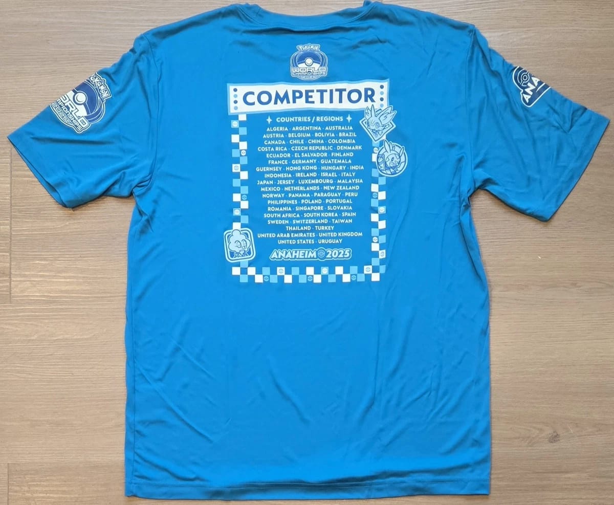 Playera Competidor Mundial Anaheim 2025 (Large)