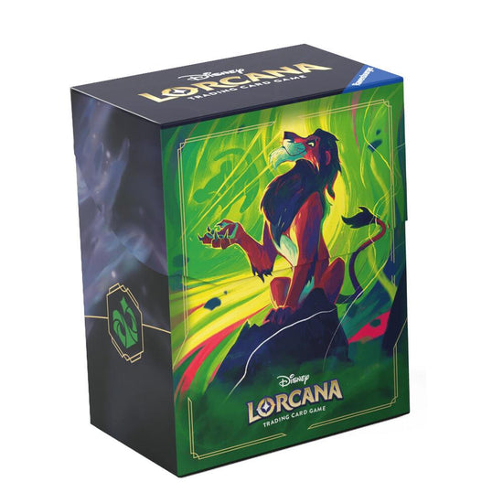 Lorcana - Azurite Sea -  Scar Vengeful Lion (Deck Box)