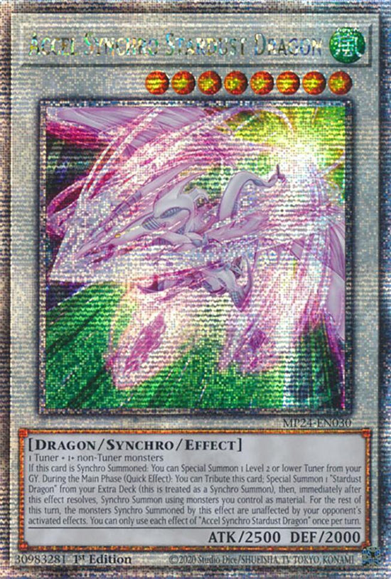 Accel Synchro Stardust Dragon  MP24-EN030 - (QCSR)