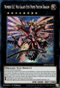 Number C62: Neo Galaxy-Eyes Prime Photon Dragon MP24-EN069 - (PSR)-Kantocards