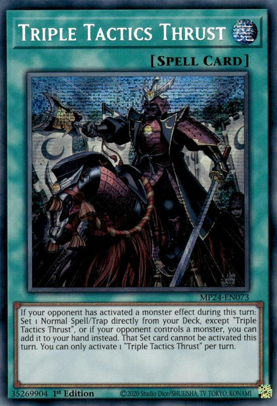 Triple Tactics Thrust  MP24-EN073 - (PSR)