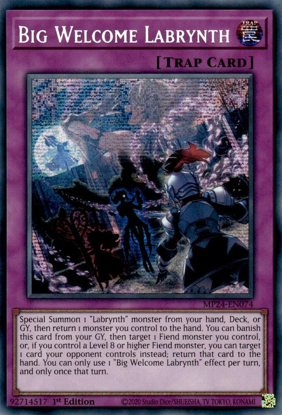 Big Welcome Labrynth  MP24-EN074 - (PSR)