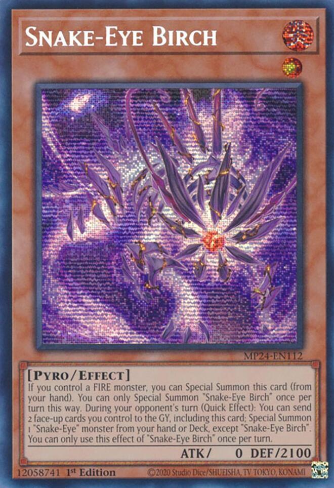 Snake-Eye Birch MP24-EN112 - (PSR)-Kantocards