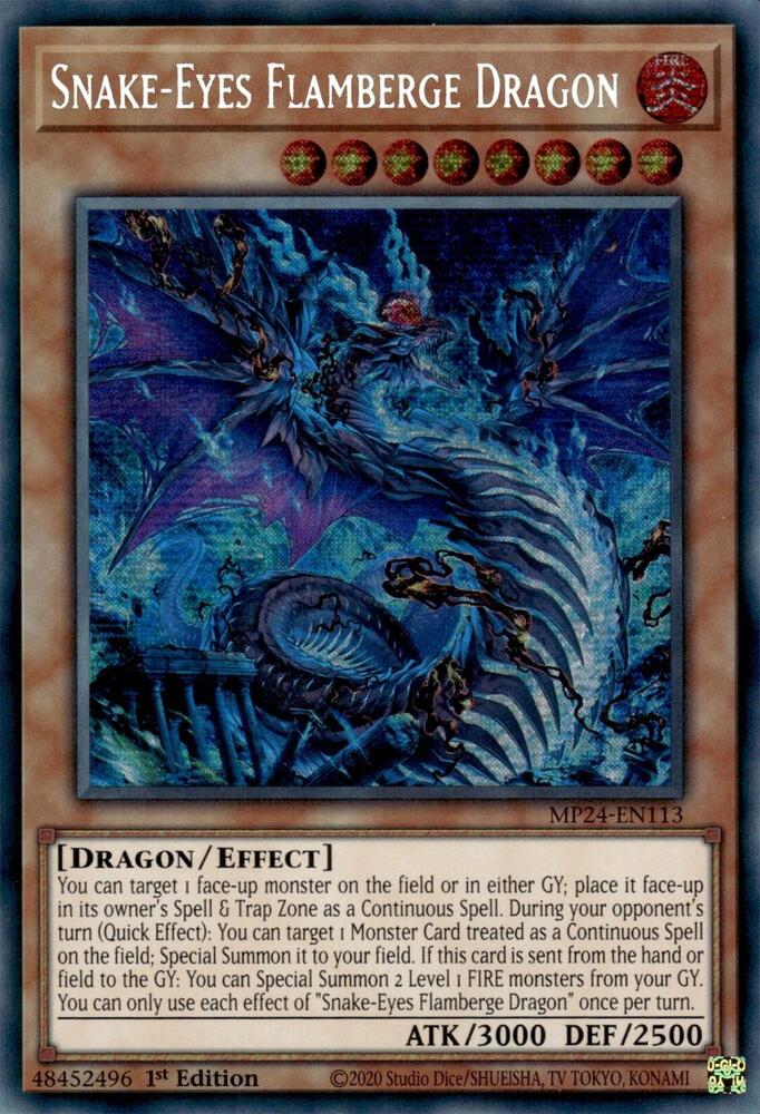 Snake-Eyes Flamberge Dragon MP24-EN113 - (PSR)-Kantocards