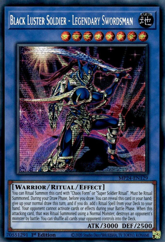Black Luster Soldier - Legendary Swordsman  MP24-EN129 - (PSR)
