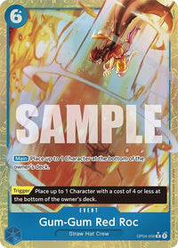 Gum-Gum Red Roc - OP04-056 - Super Parallel - Rare-Kantocards