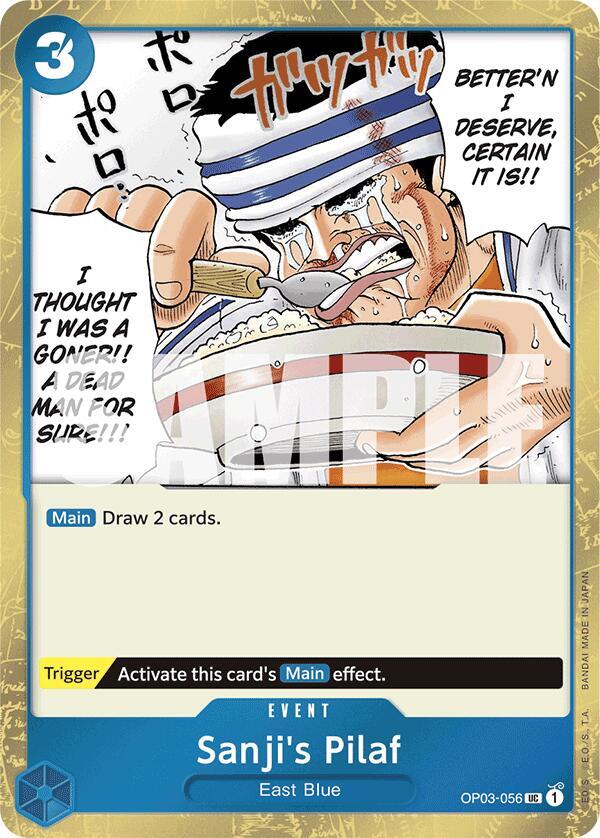 Sanji's Pilaf - OP03-056 - Pirate Flag Foil - Uncommon