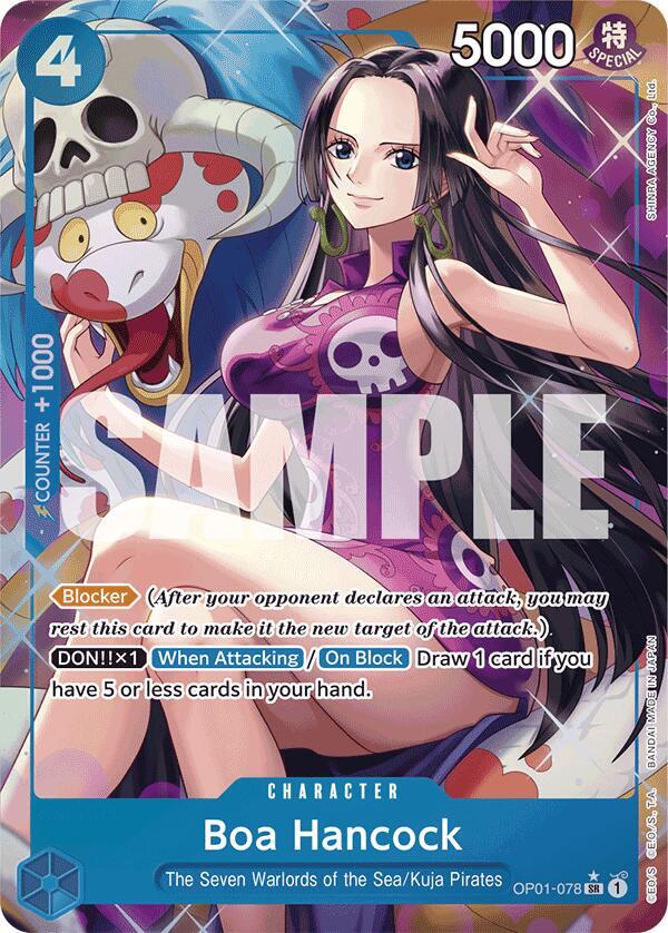 Boa Hancock - OP01-078 - Super Parallel - Super Rare